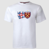 Adults White St Georges Flag T-Shirt