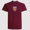Adults Claret Crest Print T-Shirt