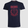 Adults Navy Irons Wreath T-Shirt