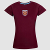 Womens Claret Crest Print T-Shirt