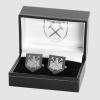 West Ham Stainless Steel Castle Cufflinks
