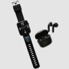 West Ham Junior Black Smart Watch and Earbud Set