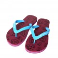 Junior Claret Crest Flip Flops