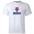 2425 - WHITE IRONS ST GEORGE CREST T-SHIRT