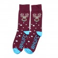 West Ham Junior Reindeer Socks
