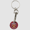 West Ham Trolley Coin Keyring