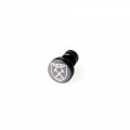 West Ham Black Crest Stainless Steel Ear Stud