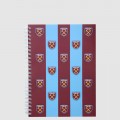 West Ham A5 Bar Scarf Spiral Pad