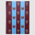West Ham A4 Bar Scarf Spiral Pad