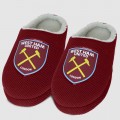 West Ham Mens Crest Slippers
