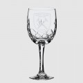 West Ham Crystal Wine Glass