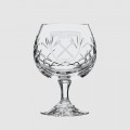 West Ham Crystal Brandy Glass