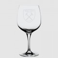 West Ham Crystal Gin Glass