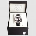West Ham Boxed Black Strap Chronograph Watch