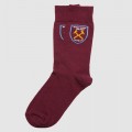 West Ham Mens Claret Crest Socks