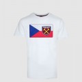 2418 - White Czech Republic Flag/Crest T-Shirt