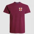 2425 - Claret Star St. George Crest T-Shirt