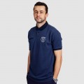 Navy Patterned Polo