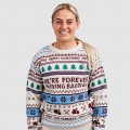 Womens Forever Blowing Baubles Christmas Jumper