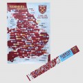West Ham The 92 Club-Stadium Scratch Map