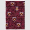 West Ham Camo Crest Luxury Fleece Blanket