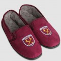 West Ham Mens Claret Full Colour Crest Slippers