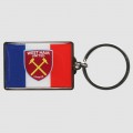 France Flag/Crest Keyring