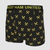 West Ham Black Crossed Hammers Boxer Shorts