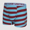 West Ham Bar Stripe Boxer Shorts