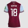 Women's Under 18 Home Shirt 24/25 - Claret/Blue