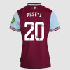 Women's Under 18 Home Shirt 24/25 - Claret/Blue