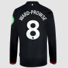 Adult Long Sleeve Away Shirt 24/25 - Black