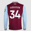 Adult Long Sleeve Home Shirt 24/25 - Claret/Blue