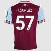 Adult Short Sleeve Home Shirt 24/25 - Claret/Blue