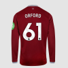West Ham 25/26 Junior Long Sleeve Home Shirt 