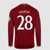 West Ham 25/26 Junior Long Sleeve Home Shirt 
