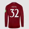 West Ham 25/26 Junior Long Sleeve Home Shirt 