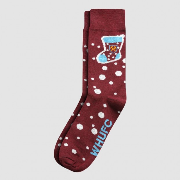 West Ham Junior  Christmas Stocking Socks West Ham Junior  Christmas Stocking Socks
