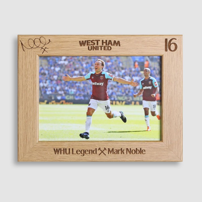 West Ham Legends Noble - Wooden Photo Frame