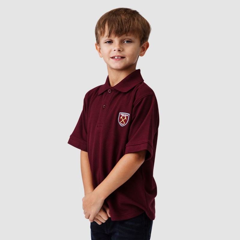 Junior Claret Polo  Junior Claret Polo