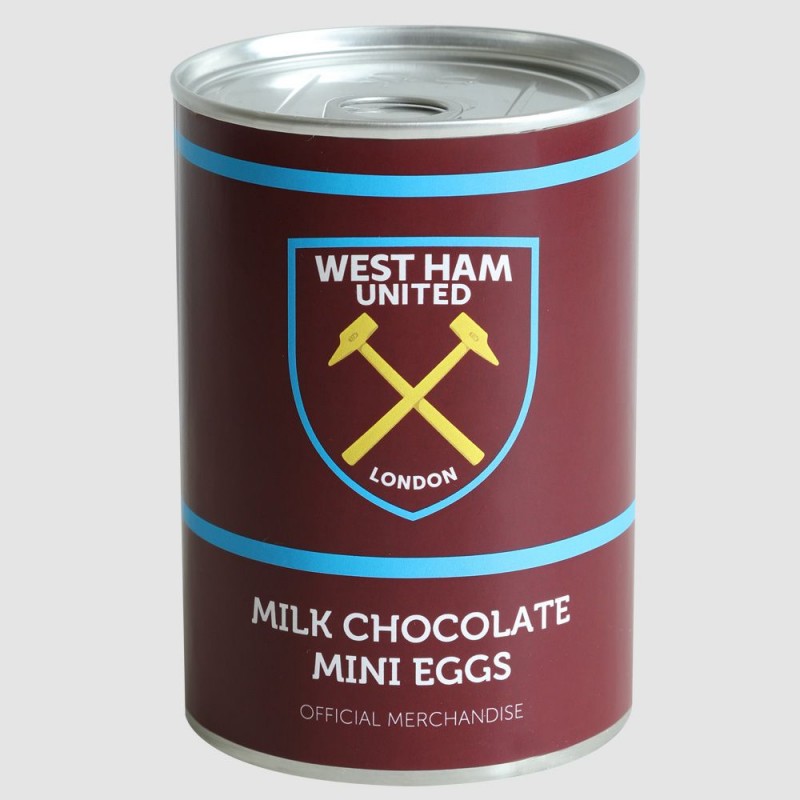 West Ham Tin Of Chocolate Eggs West Ham Tin Of Chocolate Eggs