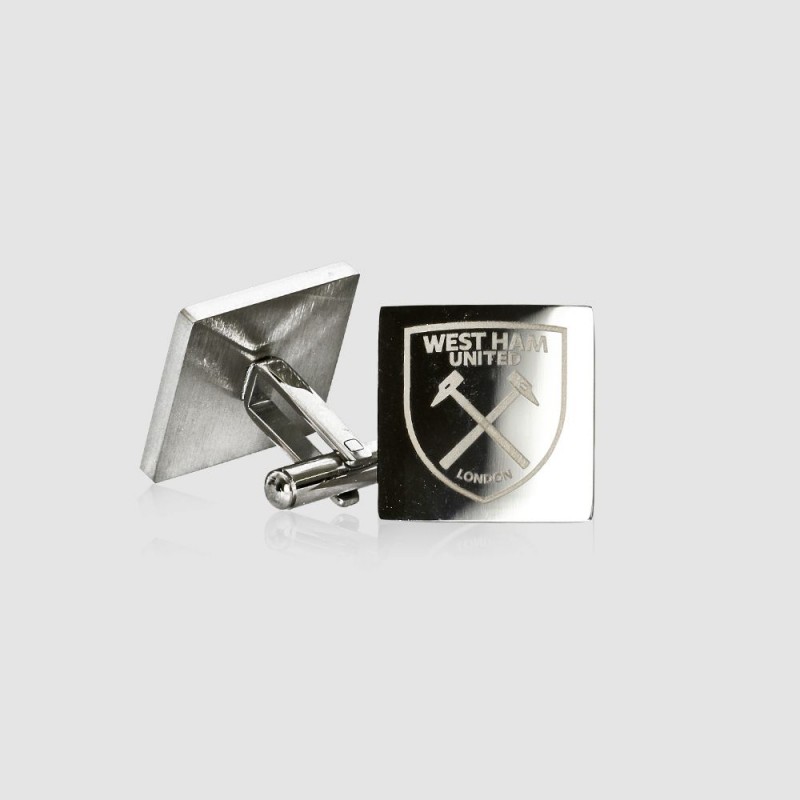 West Ham Square Stainless Steel Cufflinks West Ham Square Stainless Steel Cufflinks