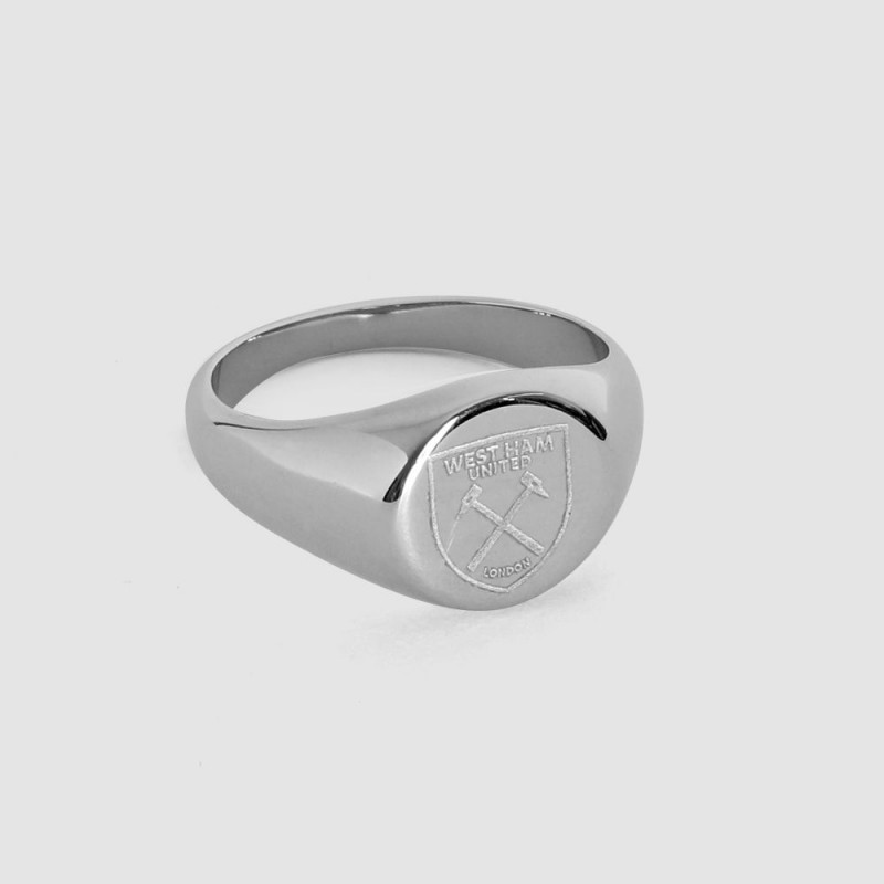 West Ham Stainless Steel Signet Ring West Ham Stainless Steel Signet Ring