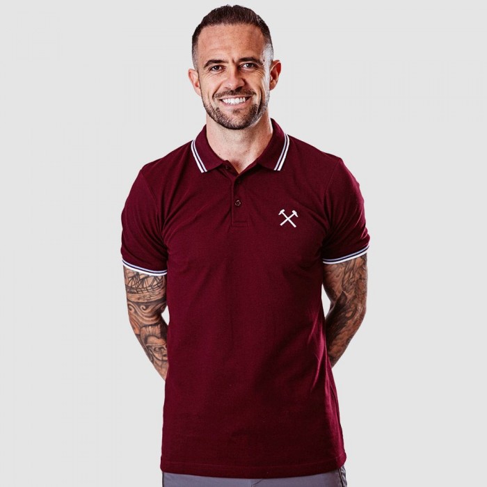Sky Tipped Claret Polo
