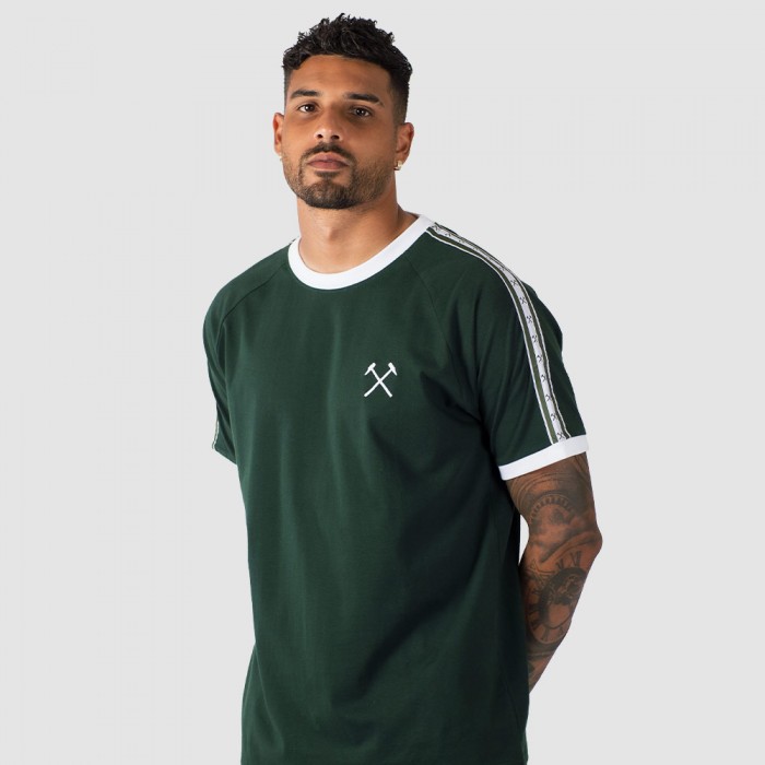 Green Tape Sleeve T-Shirt
