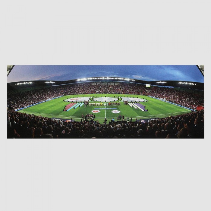 UEFA Line Up Panoramic Postcard