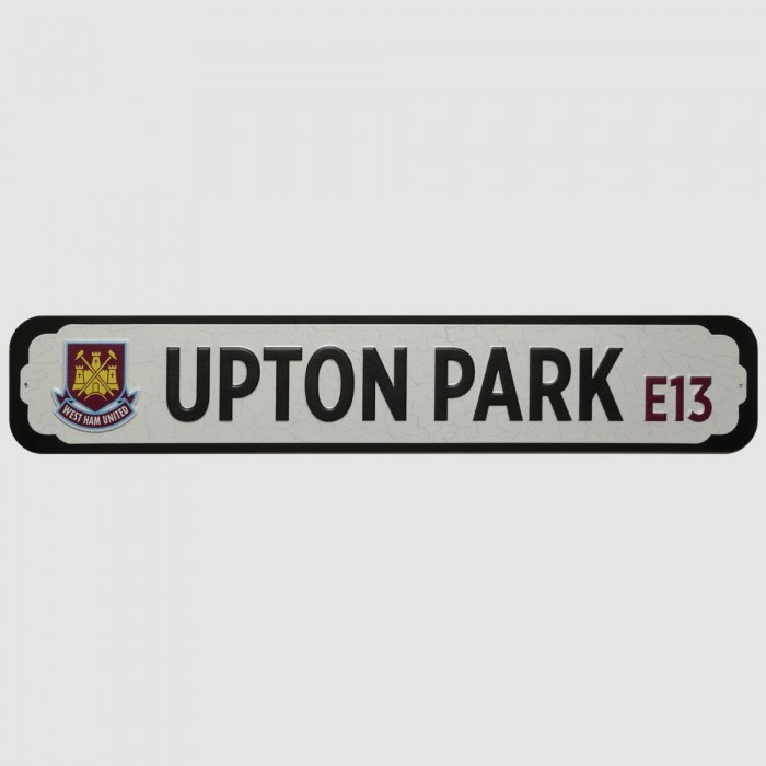 West Ham Vintage Upton Park Street Sign West Ham Vintage Upton Park Street Sign