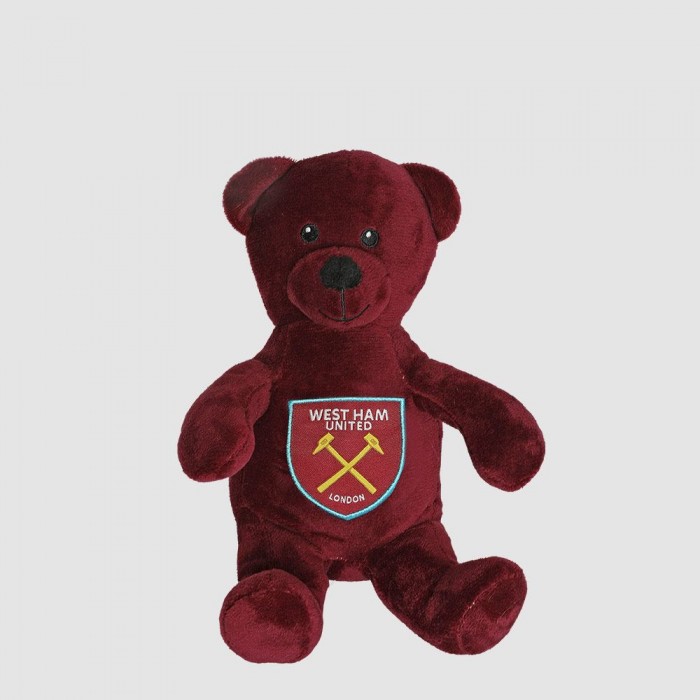 West Ham Claret Bean Filled Bear West Ham Claret Bean Filled Bear