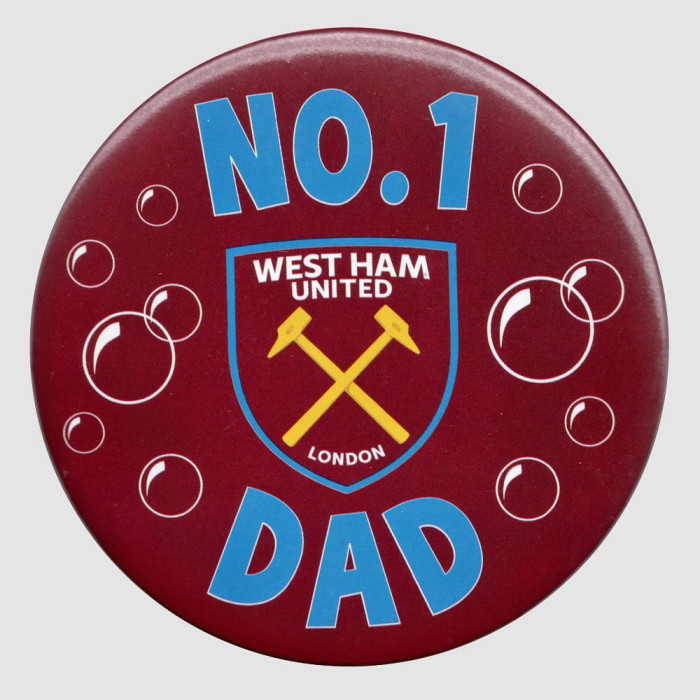West Ham No 1 Dad Badge West Ham No 1 Dad Badge