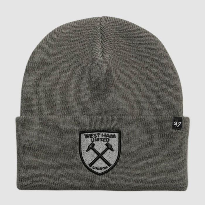 West Ham 47 - Grey Cuff Knit Hat